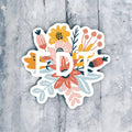 FDT Floral Sticker — Subtle Anti-Trump Botanical Vinyl Sticker