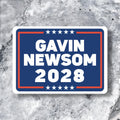 Gavin Newsom 2028 Sticker — Progressive Democrat Political Vinyl Sticker