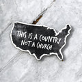 This Is a Country Not a Church Sticker – Church & State Separation
