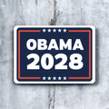 Obama 2028 Sticker — Funny Progressive Political Vinyl Sticker
