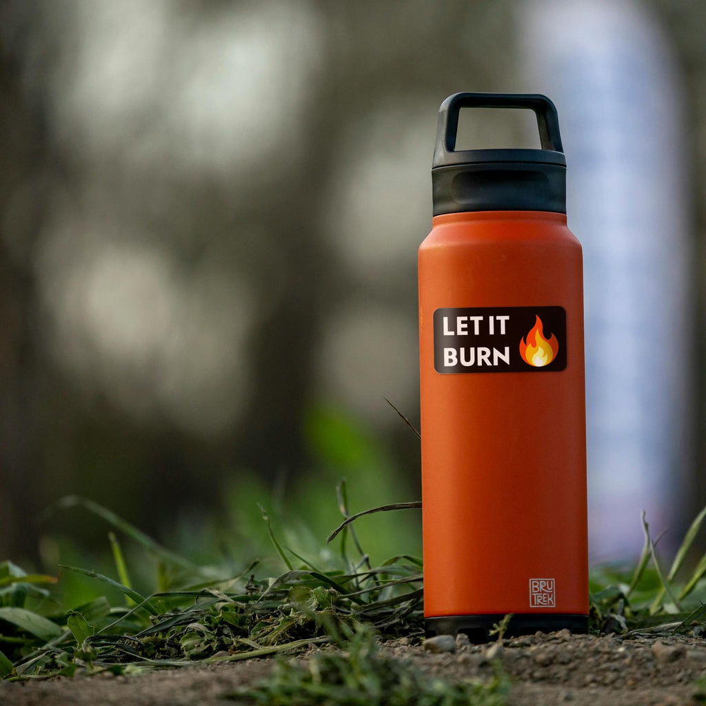 Let It Burn Sticker — Epstein Files Accountability Political Vinyl Sticker