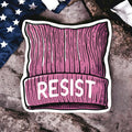 Pink Pussyhat Resist Sticker — Feminist Political Vinyl Sticker