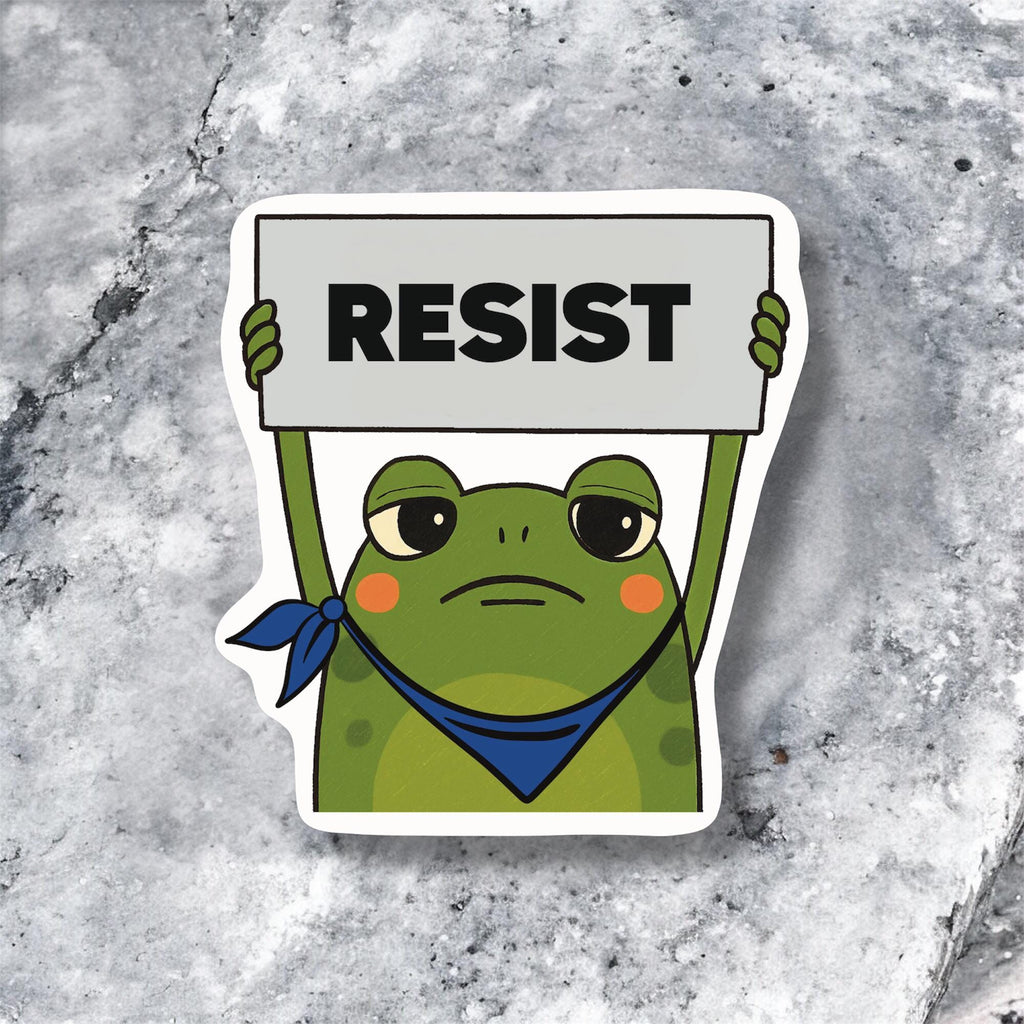 Resist Sticker — Bold Political Vinyl Decal