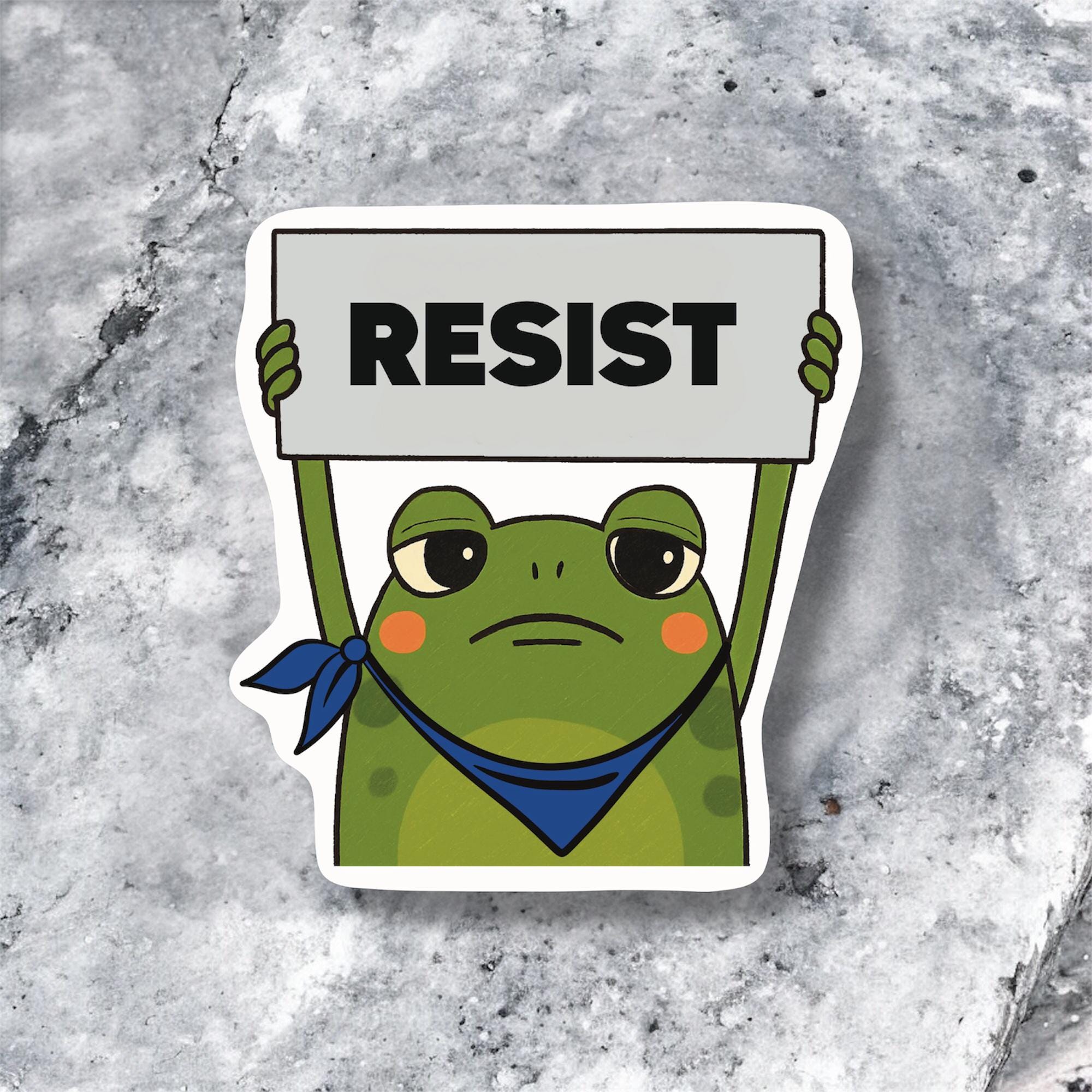Resist Sticker — Bold Political Vinyl Decal