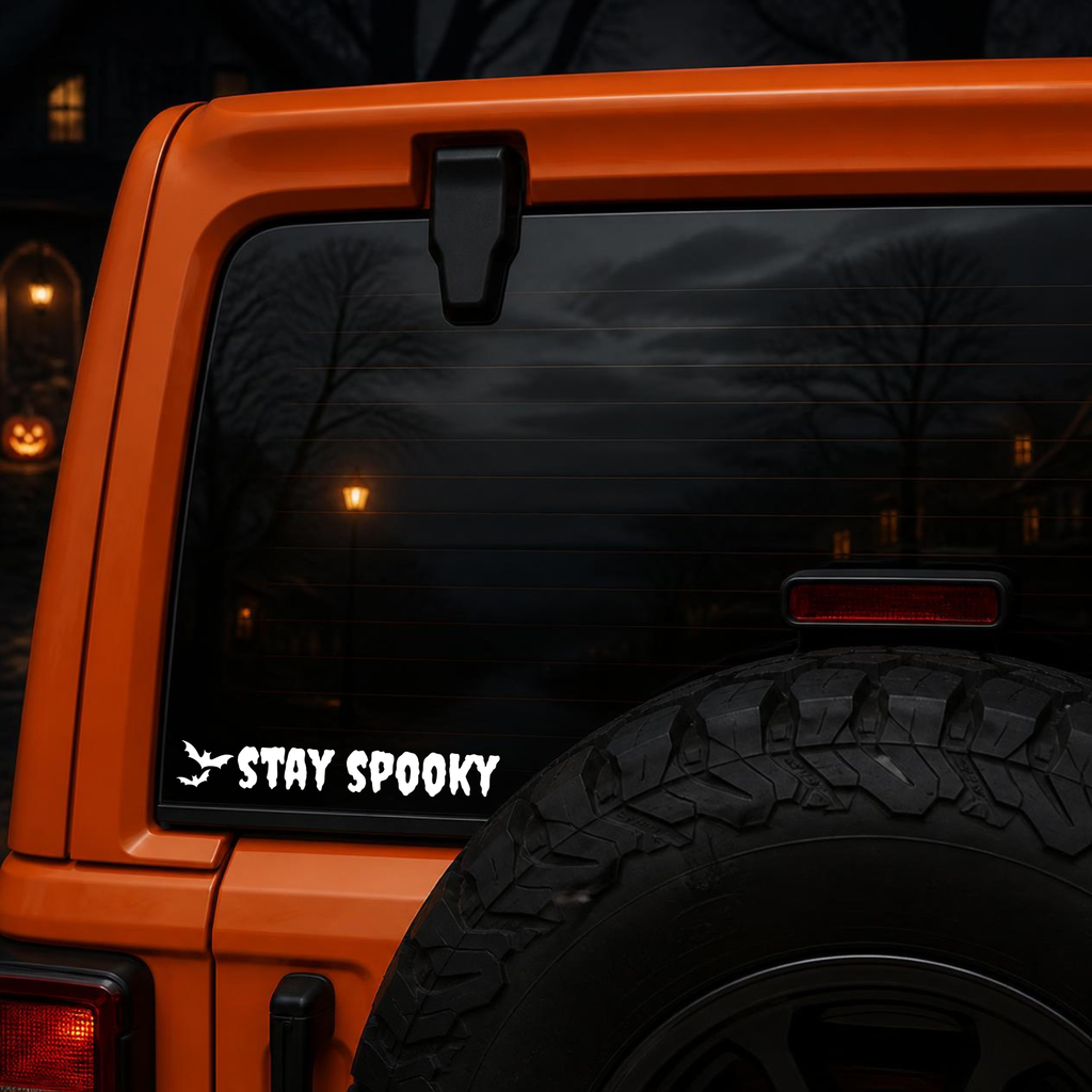 Stay Spooky Halloween Vinyl Decal | Gothic Car Sticker