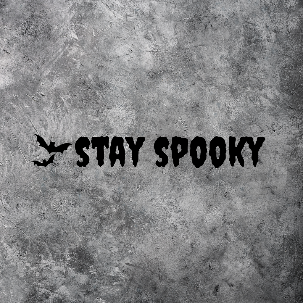 Stay Spooky Halloween Vinyl Decal | Gothic Car Sticker
